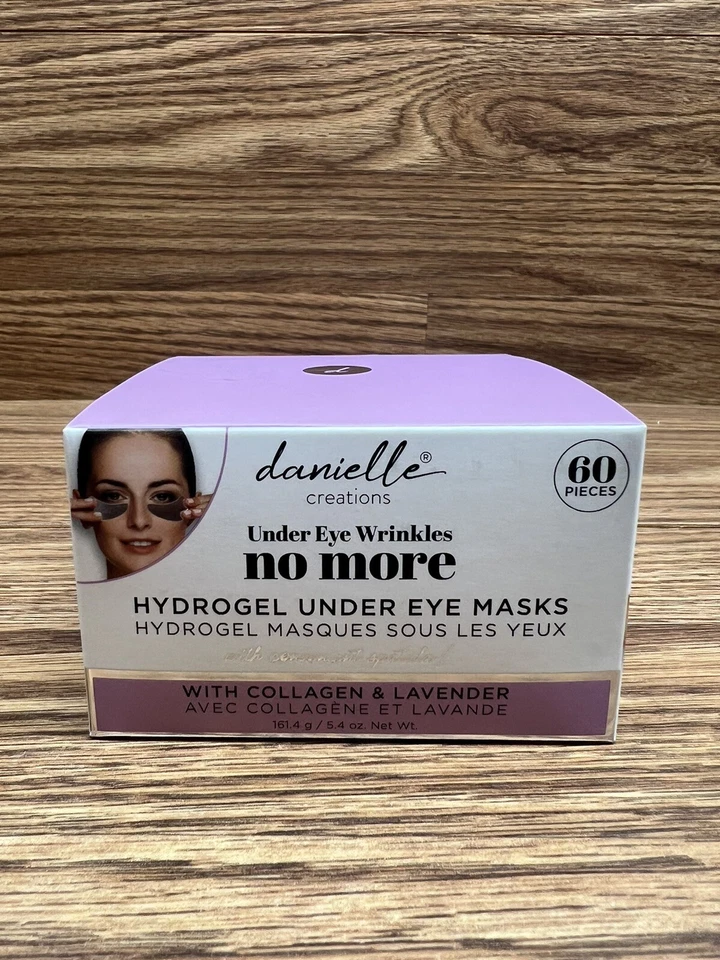 Danielle Under Eye Wrinkles No More Hydrogel Eye Masks 60 Patches Collagen