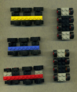 Lego-- Achsen mit  Reifen und Felge --  18 Stück -- Konvolut --