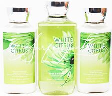 Bath & Body Works White Citrus Body Lotion + Shower Gel 3 Pc Set Full Size New