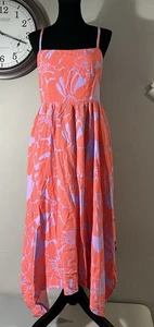 GAP Damen Midikleid geblümt leichtes Taschentuchsaum Taschen Gr. S - Bild 1 von 10