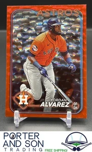Yordan Álvarez 2024 Topps Naranja Crackle Foil/299 #273 Houston Astros - Imagen 1 de 2