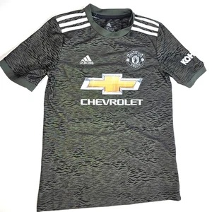 Camiseta de fútbol visitante Adidas Manchester United 2020-21 - Hombre Utd talla 11-12 años - Imagen 1 de 4