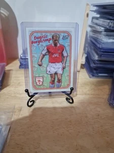 DENNIS BERGKAMP 1997 Like panini FOOTBALL CARD ARSENAL Fans Selection #SE15 RARE - Picture 1 of 2