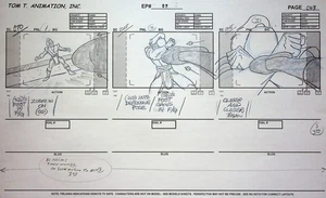 Legend of the Dragon 2005 Production Hand Drawn Storyboard BKN International - Bild 1 von 2