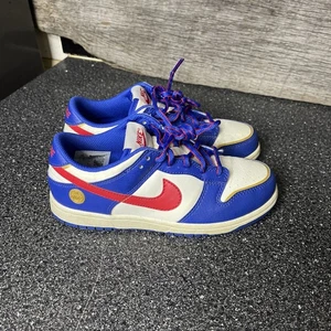 Nike Dunk Low White Royal Red FD0673-400 Kleinkind Schuhe Turnschuhe Jugend Größe 3Y - Bild 1 von 6