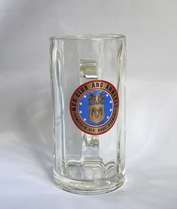 Taza de cerveza de vidrio grande vintage Rastal suboficial Club & Annexes Ramstein Air Base Alemania - Imagen 1 de 12