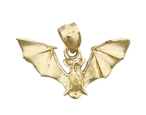 Dije de murciélago 3D oro 14K - Imagen 1 de 6