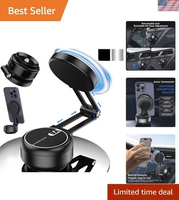 Magnetic Car Phone Holder - Hands-Free Mount - Image 1 of 4