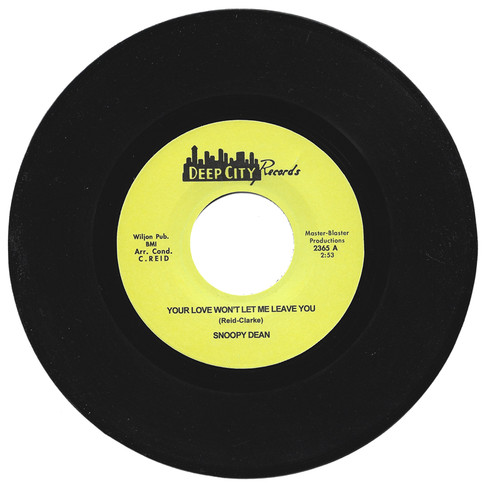 Snoopy Dean Your Love Won't Let Me Leave You /Control Northern Soul ...