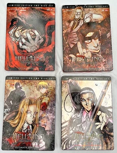 Hellsing Ultimate Series Vol I, II, III, IV Steelcase 4 DVD Set Anime Limited Ed - Bild 1 von 17