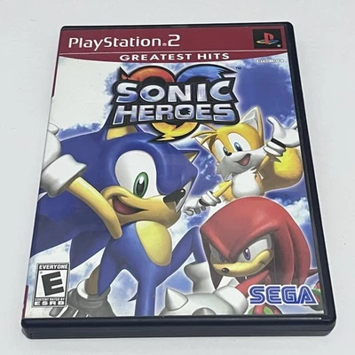 Sonic Heroes Greatest Hits PS2 PlayStation 2 CIB Tested and Working - Image 1 of 4