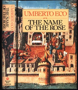 The Name of the Rose Umberto Eco First US Edition/First Printing 1983 F/F- - Picture 1 of 6