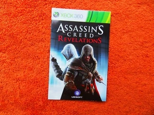 ASSASSIN'S CREED revelations - original MANUAL - microsoft xbox 360 - Picture 1 of 2