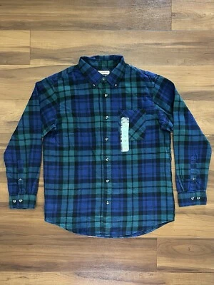 Magellan Canyon Creek Blue Green Plaid Flannel Button Up Classic Fit Mens Size M - Image 1 of 4