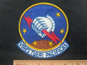 US Air Force 4081st Combat Defense Squadron Vires Tueri Pacificas Patch AB00105 - Picture 1 of 2