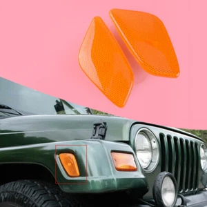 Front Side Corner Signal Marker Light Lamp Fit For Jeep Wrangler TJ 1997 to 2006 - Picture 1 of 7