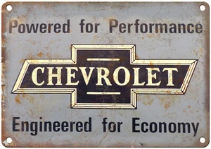Chevrolet Vintage Porcelain Look 12" x 9" Reproduction Metal Sign U216 - Picture 1 of 1