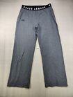 Under Armour Mens Gray Wide Leg Track Joggers Large