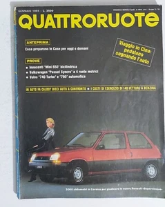 64836 QUATTRORUOTE 1985 n. 351 - Mini 650 / Volvo 740 / Volkswagen Passat - Picture 1 of 2