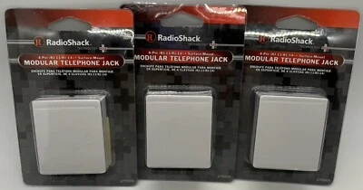 (3) Радиостанция, модульный телефонный разъем, поверхностное крепление, 4 контакта, #279-0009, новый в упаковке - Изображение 1 из 3