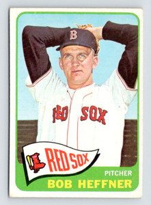 1965 Topps / #199 Bob Heffner / Bos. Red Sox, Raw Vintage Card / see Video