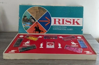 Vintage Risk Parker Brothers Continental Board Game 1968 NOT Complete - Image 1 of 4