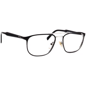 Anteojos Prada VPR 54X YDG-1O1 negro/metal marco piloto Italia 54[]18 145 - Imagen 1 de 6
