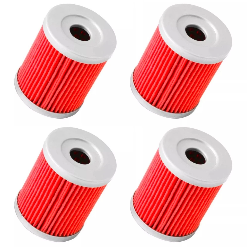 Paquete de 4 filtros de filtro de aceite en caja individual para 03-06 Kawasaki KLX125 KLX125L Foto 1 de 4