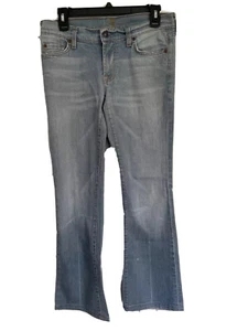7 for All Mankind by Jerome Dahan Damenjeans helle Waschung Bootcut Größe 28 - Bild 1 von 10