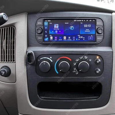 For 2002-04 05 Dodge Ram 1500 2500 3500 Android 14 Carplay Car Stereo Radio GPS - Image 1 of 4
