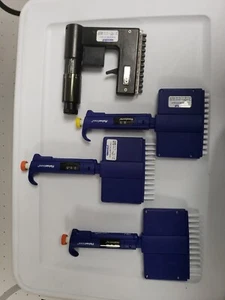 Set di Fisherbrand FinnPipette, 2 di 5-50ul, 50-300uL 12 canali, 1 gratuito 0-200ul - Foto 1 di 7