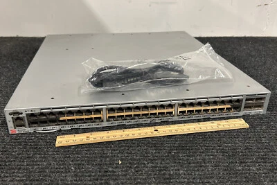 Brocade VDX 6740T 48 Port Ethernet Switch w/ Power Cord - Image 1 of 4