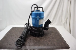 TSURUMI 1/2 HP 110V 2" CAST IRON SUBMERSIBLE TRASH WATER PUMP 53GPM # HS2.4S-62 - Picture 1 of 17