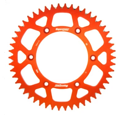 Supersprox Rear Sprocket KTM SX SX-F EXC EXC-F Husqvarna TC FC TE FE 52T Orange - Image 1 of 4