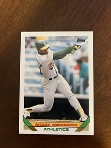 1993 topps rickey henderson 750