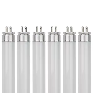 10 Pack F8T5WW Fluorescent Light Bulbs Tubes 8 Watt, 8W, T5, Warm White 12" - Picture 1 of 1