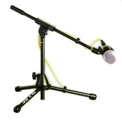 PULSE Microphone Boom Stand Short Kick Bass Snare Mic Stand With MIC CLIP