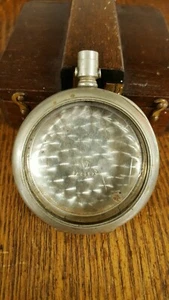 VINTAGE NICKEL SILVERODE POCKET WATCH CASE- 18 SIZE CASE-SERIAL#3285011!!!!!!! - Picture 1 of 2