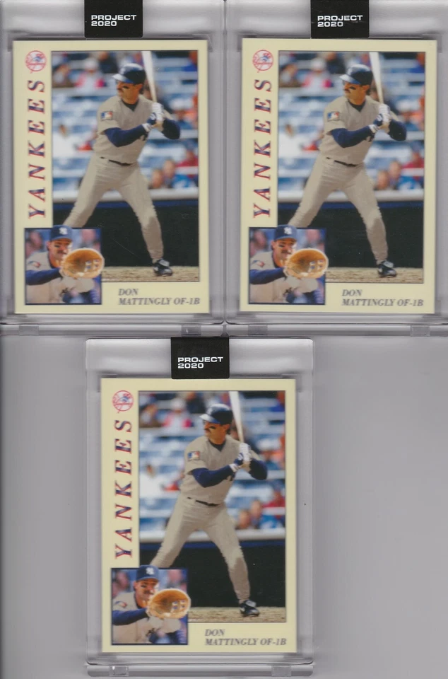 (3) Topps Project 2020 #139 1984 Don Mattingly by Oldmanalan Yankees w Box - Image 1 of 2