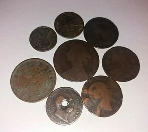 SUPER LOT OF MIXED VINTAGE ANTIQUE WORLD COINS COLLECTION DATED SINCE 1862! - Picture 1 of 3