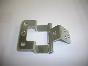 1 PAIR (2) 16 MM DOUBLE CRANKED CABINET HINGE ZINC PLATED (hinge pin 50mm) - Picture 1 of 5