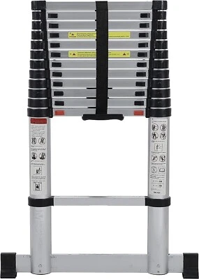 Scala Telescopica Pieghevole con Soft Close Multiuso Allungabile Scaletta Allumi - Immagine 1 di 4