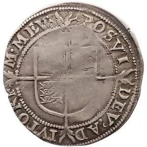 1582 Sixpence Elizabeth I Coin Sword Mintmark Sword 5th issue England (MO3045-) - Picture 1 of 2