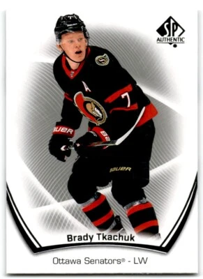 2021-22 SP Authentic Brady Tkachuk Ottawa Senators #46 - Image 1 of 2