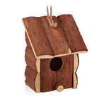 Mini Vogelhaus zum Hängen, Deko Nistkasten, Miniatur Vogelhäuschen, Holzhäuschen