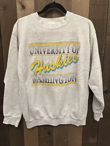 Vintage University Of Washington Huskies Crewneck - Picture 1 of 6