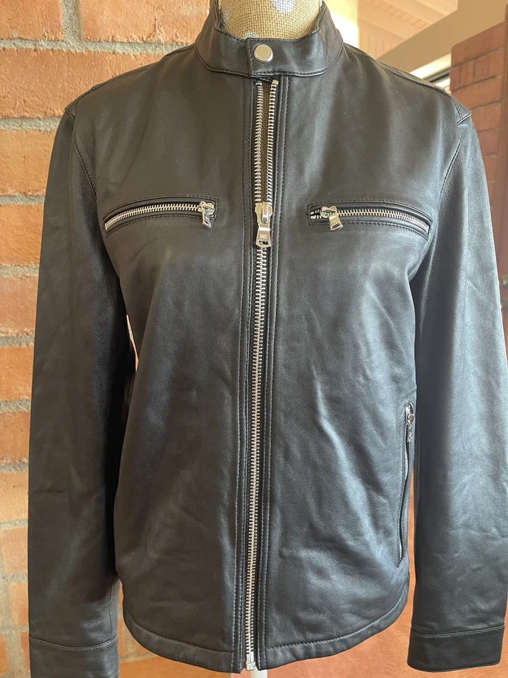 Chaqueta de cuero unisex Michael Kors TALLA: XS Foto 1 de 4