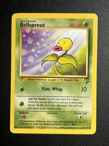 Bellsprout 66/130 C TCG Base Set 2 Pokemon Card NM - Picture 1 of 3