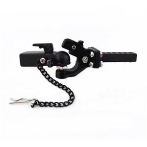 Metal Hitch Trailer Hook Receiver Kit for SCX10 Traxxas TRX4 1/10 RC Crawler Car