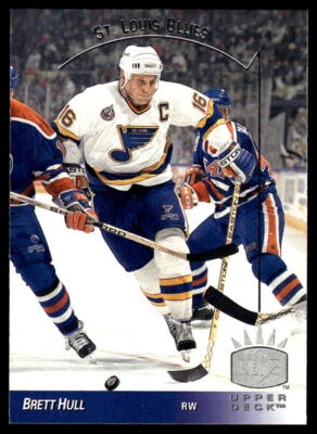 1993-94 Upper Deck #137 Brett Hull St. Louis Blues SP HOF - Image 1 of 2
